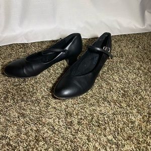 Black character heels